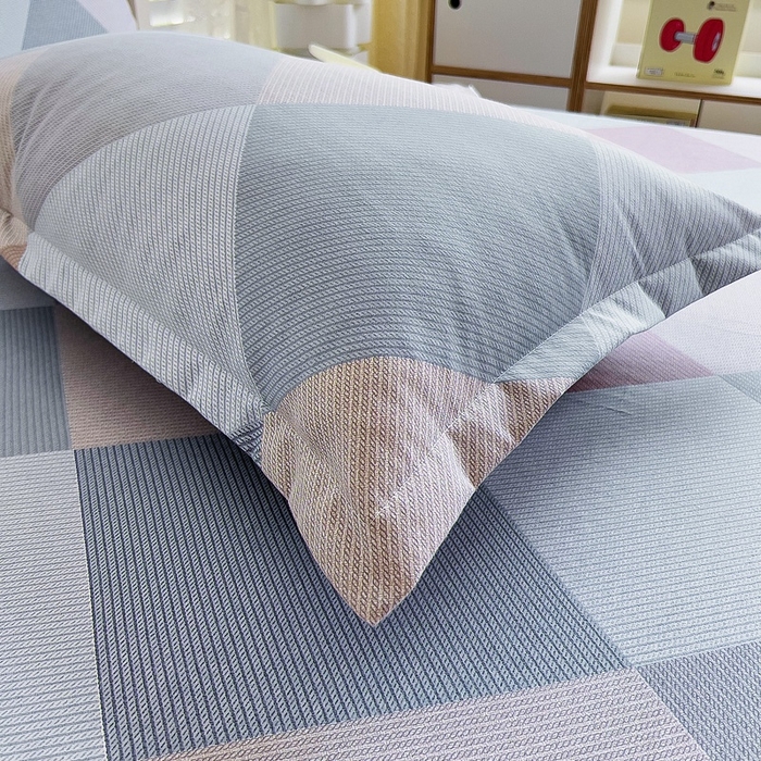 91家纺网 家纺一手货源 找家纺 优品阁 2024新款全棉磨毛四件套单品系列-单枕套 孟菲格