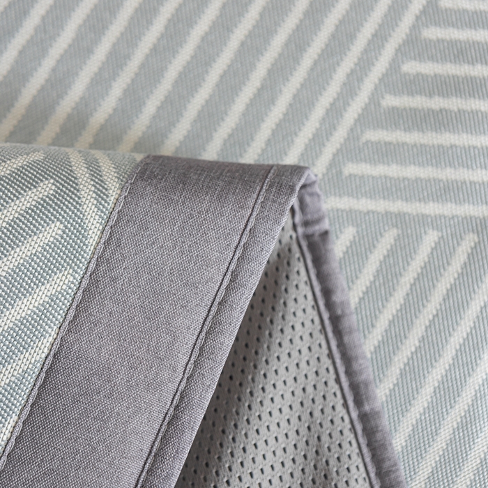 91家纺网 家纺一手货源 找家纺 爱宝被业 2025新款法式冰丝提花刺绣凉席 格调 床笠款