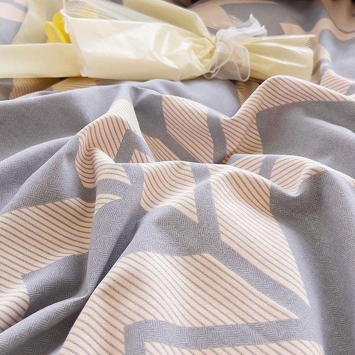 91家纺网 家纺一手货源 找家纺 优品阁 2024新款全棉磨毛四件套单品系列-单床笠 爵士氛围