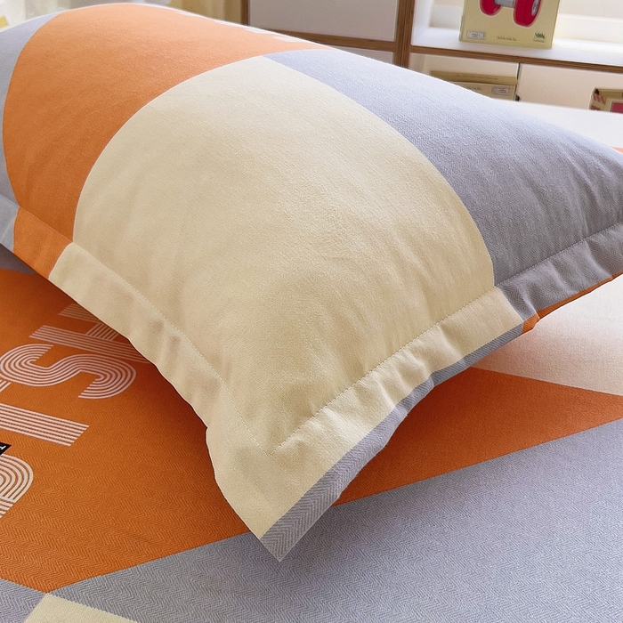 91家纺网 家纺一手货源 找家纺 优品阁 2024新款全棉磨毛四件套单品系列-单枕套 彼斯堡