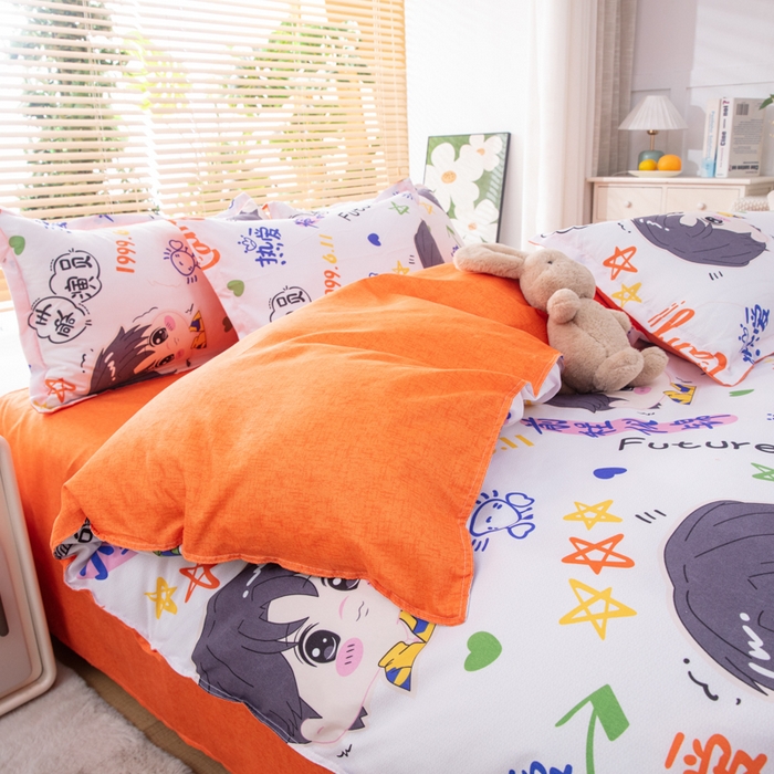 91家纺网 家纺一手货源 找家纺 乐居坊 2024新款亲肤棉美棉芦荟棉四件套新花型（5月） 偶像派