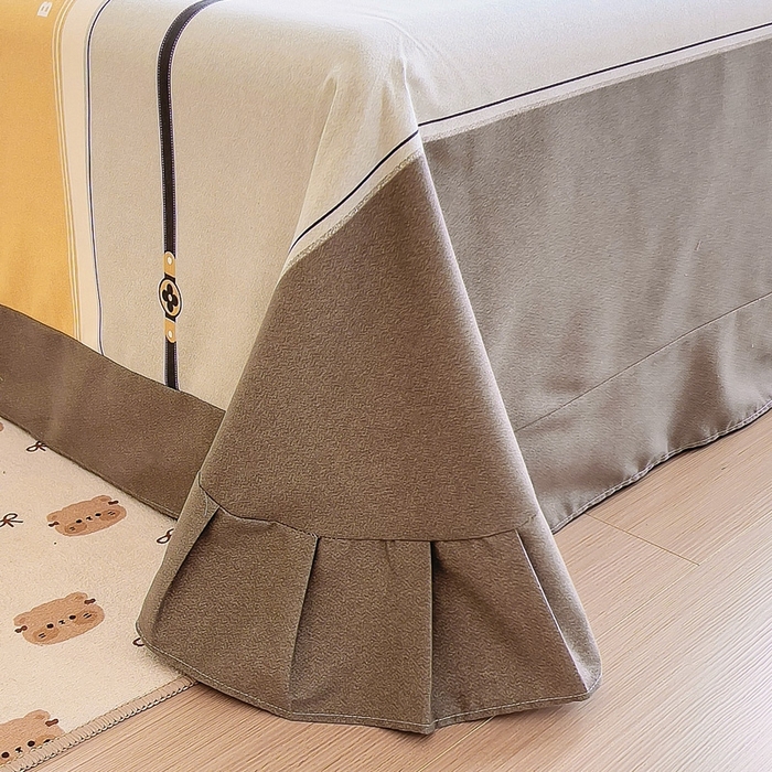 91家纺网 家纺一手货源 找家纺 优品阁 2024新款亲肤舒适全棉磨毛单床单 小欢喜