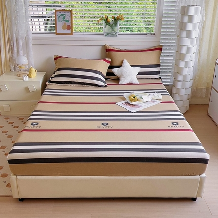 优品阁 2024新款全棉磨毛四件套单品系列-单床笠 极简格调