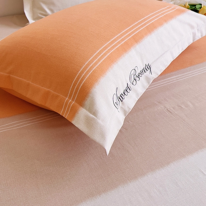 91家纺网 家纺一手货源 找家纺 优品阁 2024新款全棉磨毛四件套单品系列-单枕套 蕾丝花边