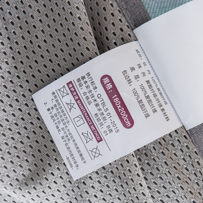 91家纺网 家纺一手货源 找家纺 爱宝被业 2025新款法式冰丝提花刺绣凉席 摇曳 床笠款