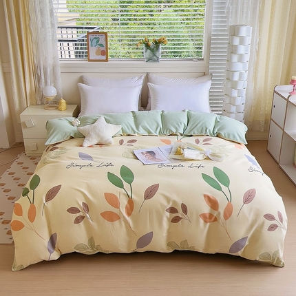 91家纺网 家纺一手货源 找家纺 （总）优品阁 2024新款全棉磨毛四件套单品系列-单被套