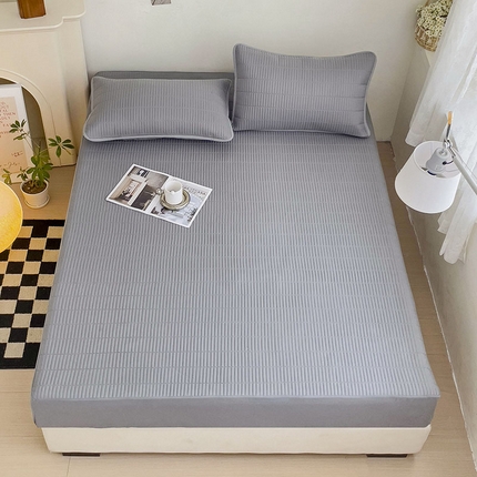 91家纺网 家纺一手货源 找家纺 （总）恒尚居 2024爆款【密道绗缝】防水床笠夹棉-四季款