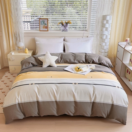 91家纺网 家纺一手货源 找家纺 （总）优品阁 2024新款全棉磨毛四件套单品系列-单被套