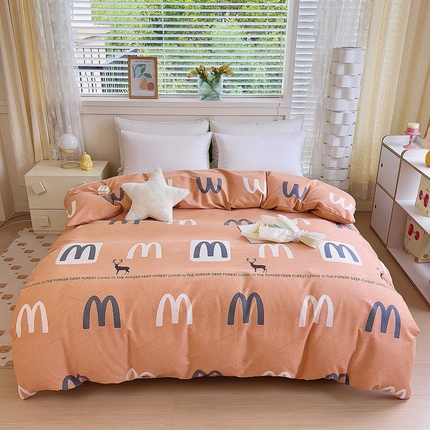 91家纺网 家纺一手货源 找家纺 （总）优品阁 2024新款全棉磨毛四件套单品系列-单被套