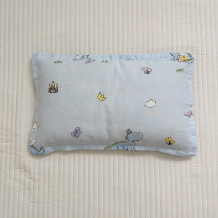 91家纺网 家纺一手货源 找家纺 （总）BOSS 2025新款全棉26℃有氧双层纱儿童枕套