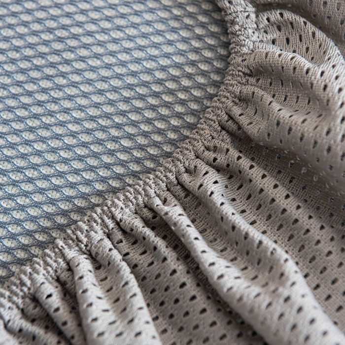 91家纺网 家纺一手货源 找家纺 爱宝被业 2025新款法式冰丝提花刺绣凉席 花漾 床笠款