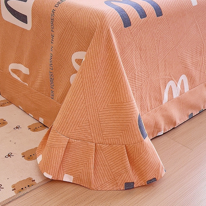 91家纺网 家纺一手货源 找家纺 优品阁 2024新款亲肤舒适全棉磨毛单床单 威尔斯