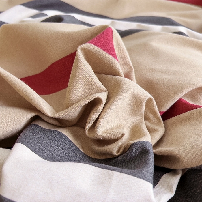 91家纺网 家纺一手货源 找家纺 优品阁 2024新款全棉磨毛四件套单品系列-单被套 极简格调