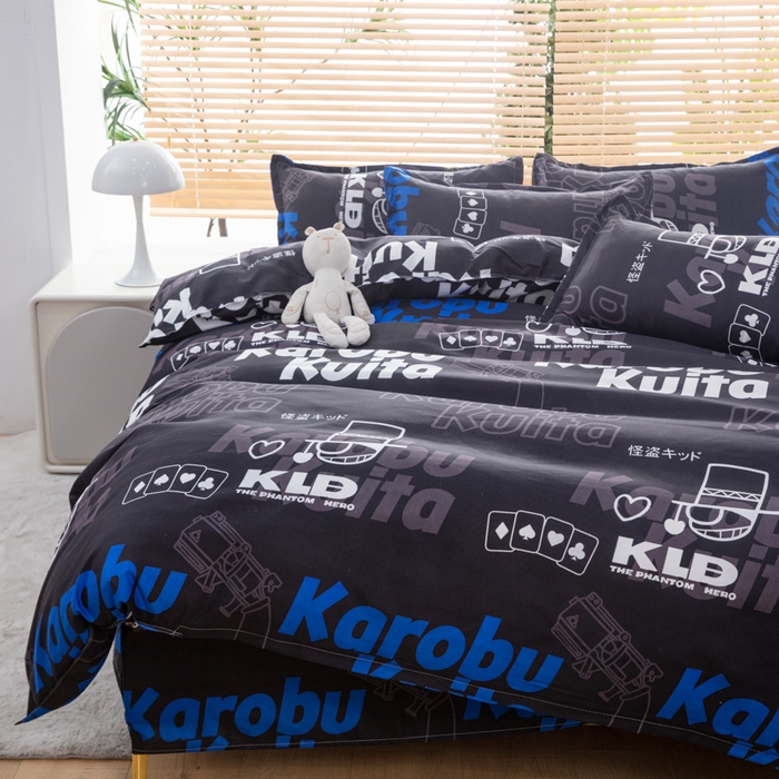 91家纺网 家纺一手货源 找家纺 乐居坊 2024新款亲肤棉美棉芦荟棉四件套新花型（5月） 怪盗KID