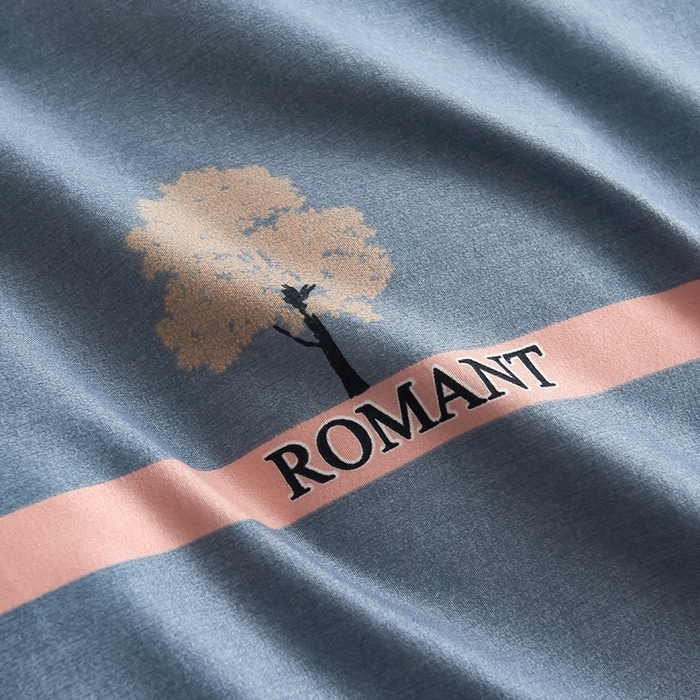 91家纺网 家纺一手货源 找家纺 鑫缘2025直播爆款印花植物羊绒加厚磨毛四件套1.2米学生三件套 发财树