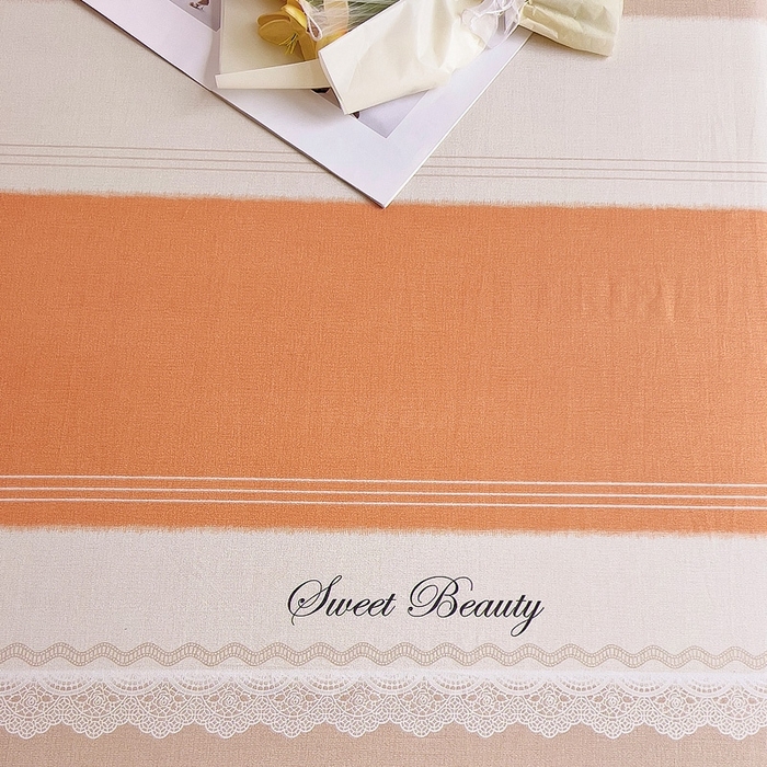 91家纺网 家纺一手货源 找家纺 优品阁 2024新款全棉磨毛四件套单品系列-单床笠 蕾丝花边