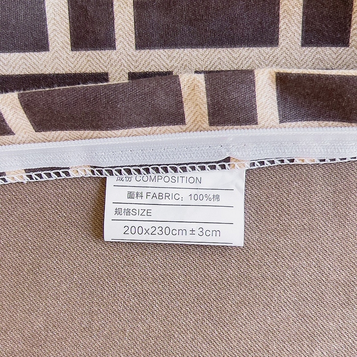 91家纺网 家纺一手货源 找家纺 优品阁 2024新款全棉磨毛四件套单品系列-单被套 芬迪格