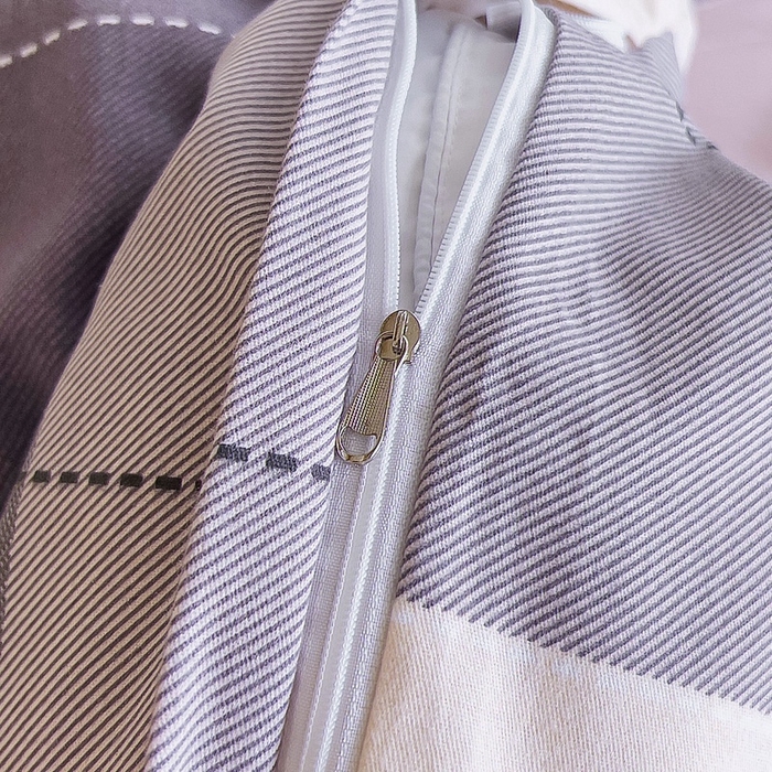 91家纺网 家纺一手货源 找家纺 优品阁 2024新款全棉磨毛四件套单品系列-单被套 格莱特