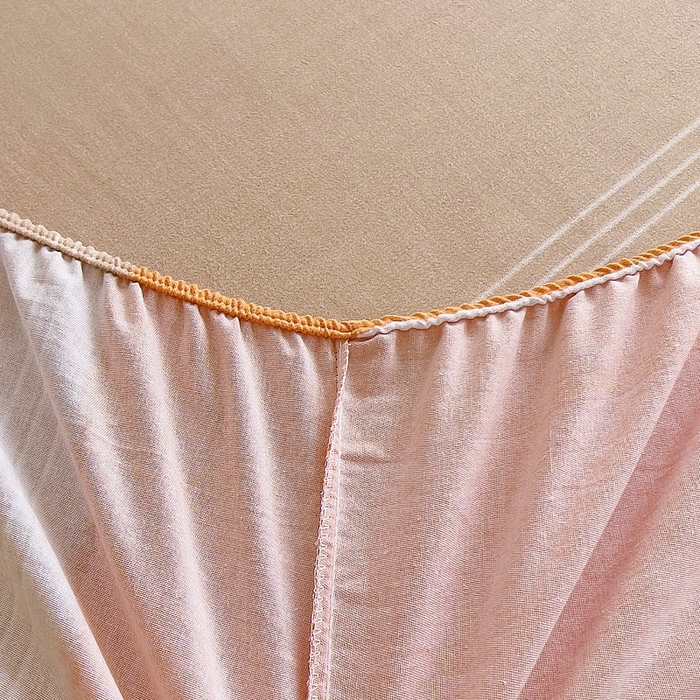 91家纺网 家纺一手货源 找家纺 优品阁 2024新款全棉磨毛四件套单品系列-单床笠 蕾丝花边