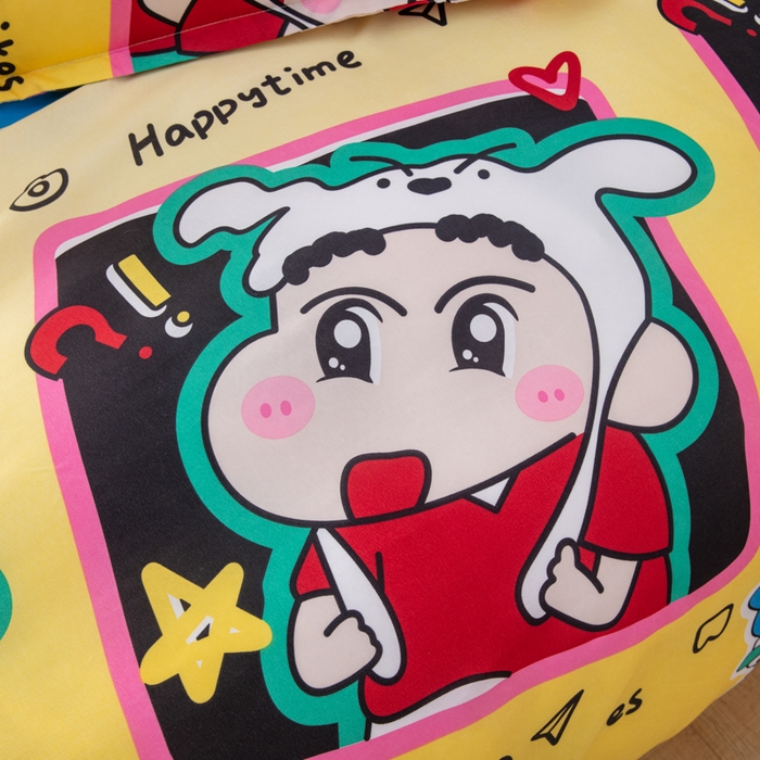 91家纺网 家纺一手货源 找家纺 乐居坊 2024新款亲肤棉美棉芦荟棉四件套新花型（5月） 调皮小新