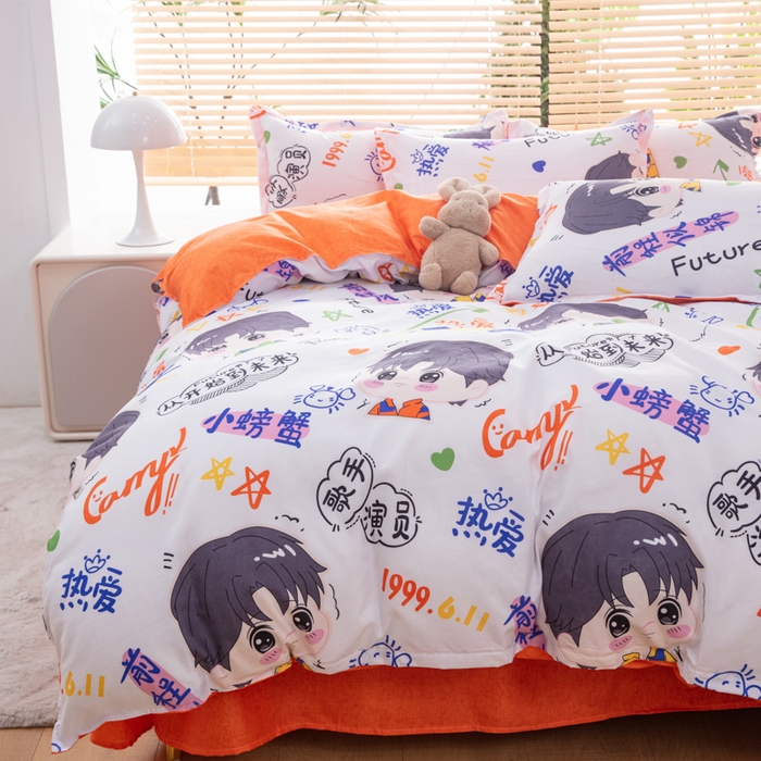 91家纺网 家纺一手货源 找家纺 乐居坊 2024新款亲肤棉美棉芦荟棉四件套新花型（5月） 偶像派