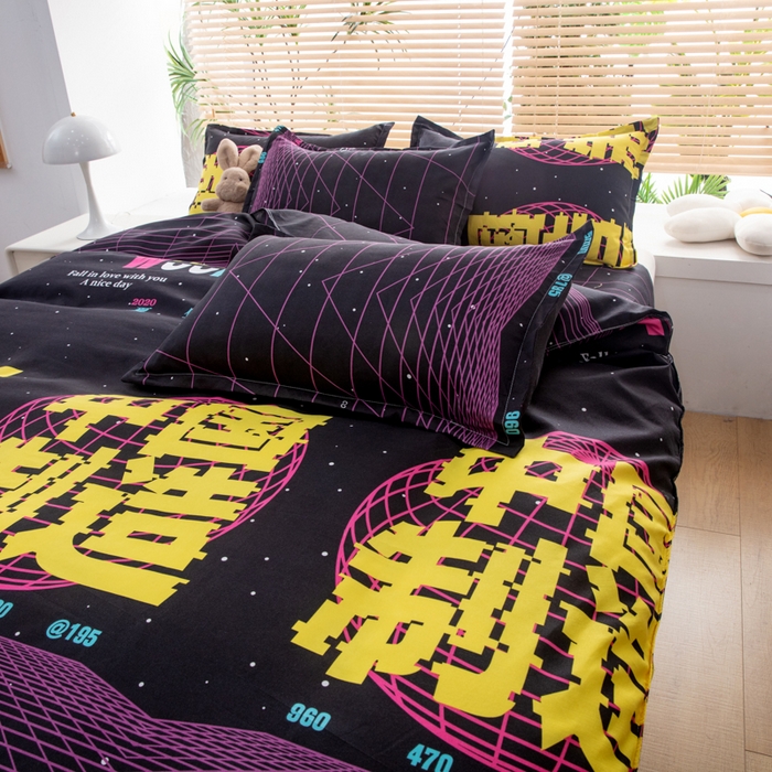 91家纺网 家纺一手货源 找家纺 乐居坊 2024新款亲肤棉美棉芦荟棉四件套新花型（5月） 荣耀