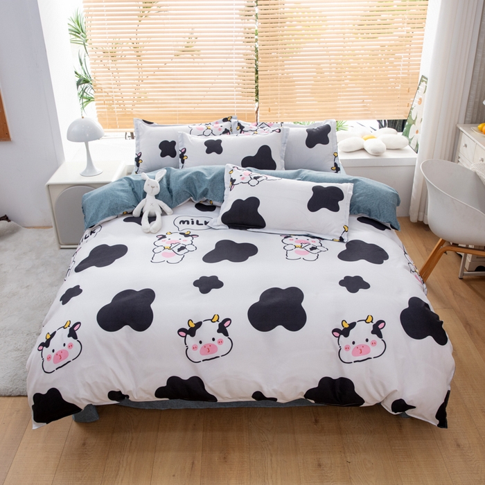 91家纺网 家纺一手货源 找家纺 乐居坊 2024新款亲肤棉美棉芦荟棉四件套新花型（5月） 萌萌牛