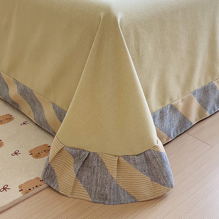 91家纺网 家纺一手货源 找家纺 优品阁 2024新款亲肤舒适全棉磨毛单床单 一心一意