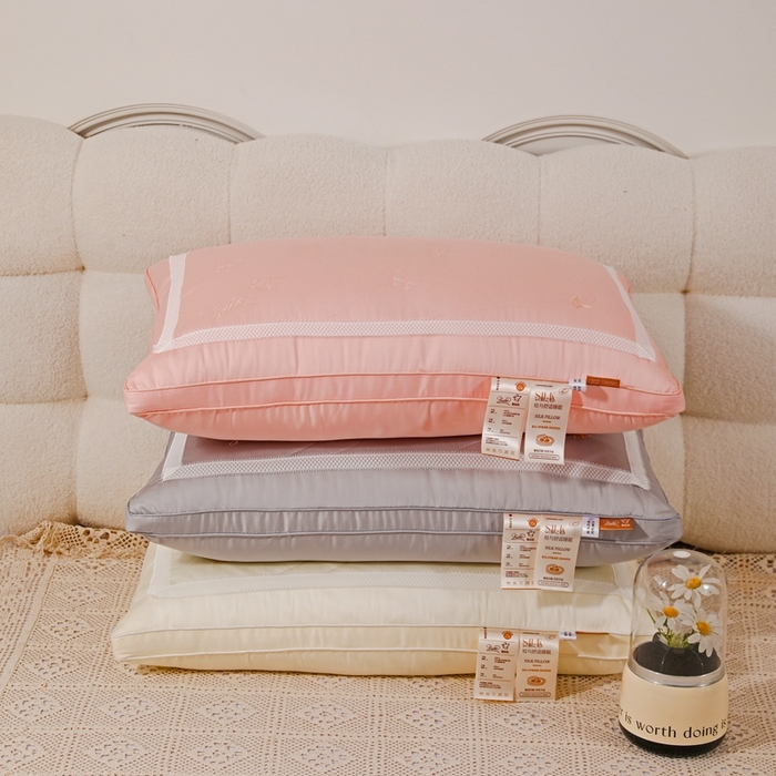 91家纺网 家纺一手货源 找家纺 （总）爱尚家枕芯 2024新款蝴蝶刺绣枕头枕芯