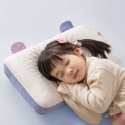 （总）贵夫人 2024新款学霸满分熊-儿童护颈枕枕头枕芯-亲子系列