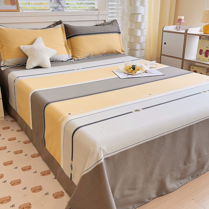 91家纺网 家纺一手货源 找家纺 优品阁 2024新款亲肤舒适全棉磨毛单床单 小欢喜