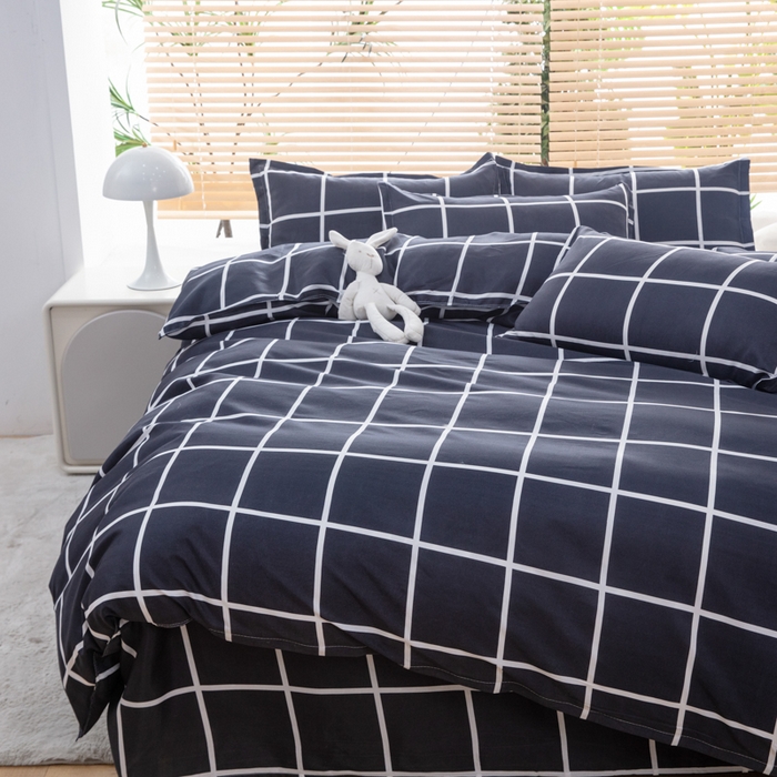 91家纺网 家纺一手货源 找家纺 乐居坊 2024新款亲肤棉美棉芦荟棉四件套新花型（5月） 梦格