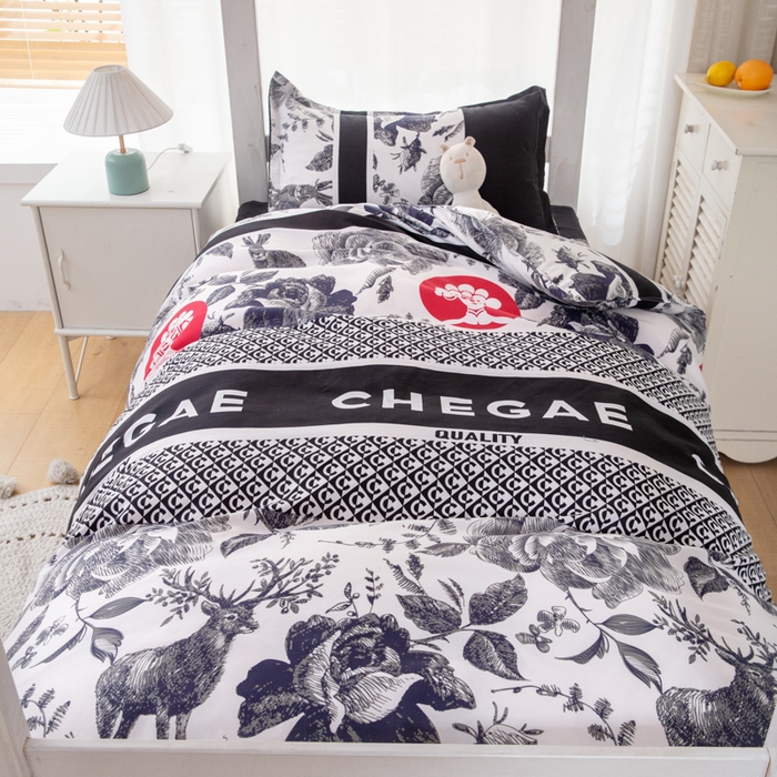 91家纺网 家纺一手货源 找家纺 乐居坊 2024新款亲肤棉美棉芦荟棉四件套学生宿舍床（5月） 霸王茶姬