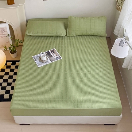 91家纺网 家纺一手货源 找家纺 （总）恒尚居 2024爆款【密道绗缝】防水床笠夹棉-四季款