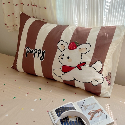 91家纺网 家纺一手货源 找家纺 （总）六巷胡同 2024新款INS元气卡通大版枕套单品