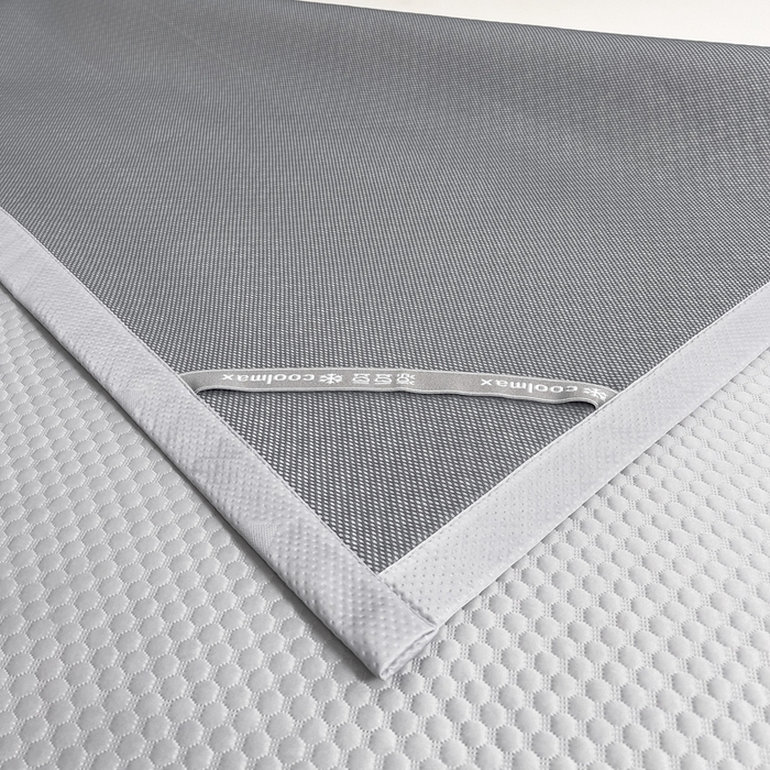 91家纺网 家纺一手货源 找家纺 凉百百 2024新款冰豆豆大豆款凉席冰丝席可折叠收纳直播优选 大豆款-灰