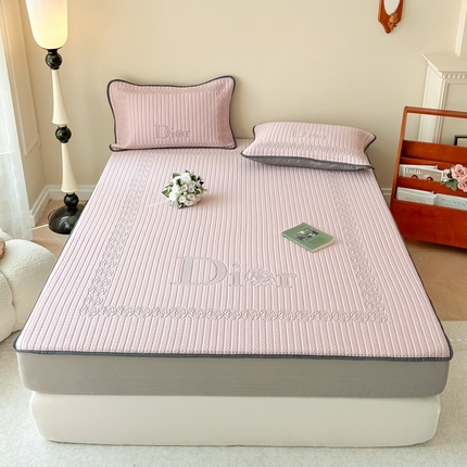 91家纺网 家纺一手货源 找家纺 （总）首尔家纺 2024新款凉豆豆凉席床笠凉感丝凉席大版系列