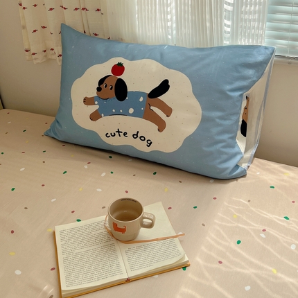 91家纺网 家纺一手货源 找家纺 （总）六巷胡同 2024新款INS元气卡通大版枕套单品