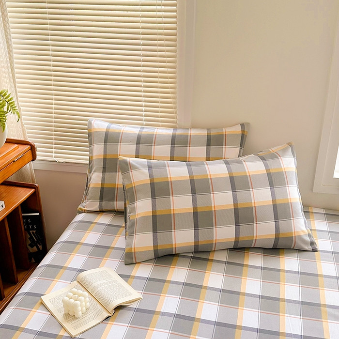 91家纺网 家纺一手货源 找家纺 家贝爱 2024新款3倍加厚水洗棉床笠床单 多维咖