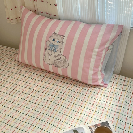 91家纺网 家纺一手货源 找家纺 （总）六巷胡同 2024新款INS元气卡通大版枕套单品