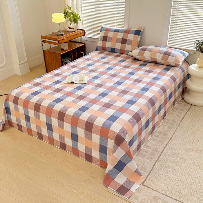 91家纺网 家纺一手货源 找家纺 家贝爱 2024新款3倍加厚水洗棉床笠床单 几何世界