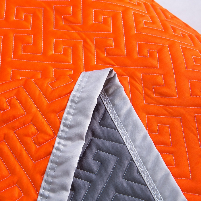 91家纺网 家纺一手货源 找家纺 爵仕家纺 2025新款凉感真丝床盖三件套 郎世宁马