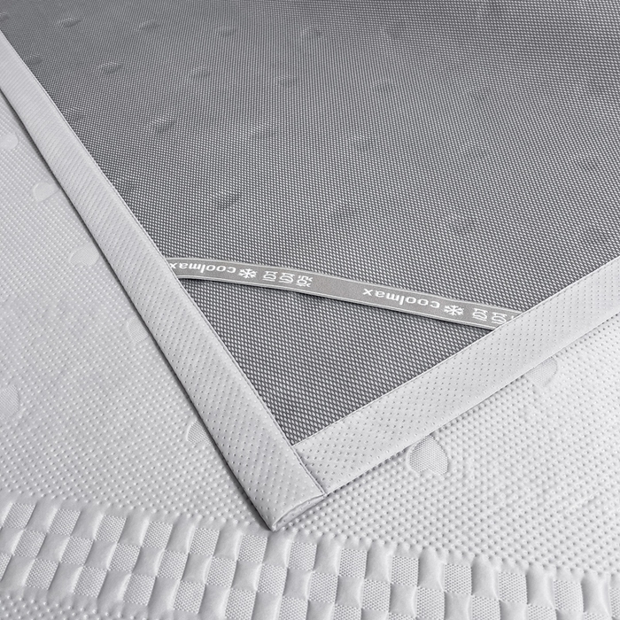 91家纺网 家纺一手货源 找家纺 凉百百 2024新款冰豆豆爱心款凉席冰丝凉席可折叠设计量大价优 爱心款-灰