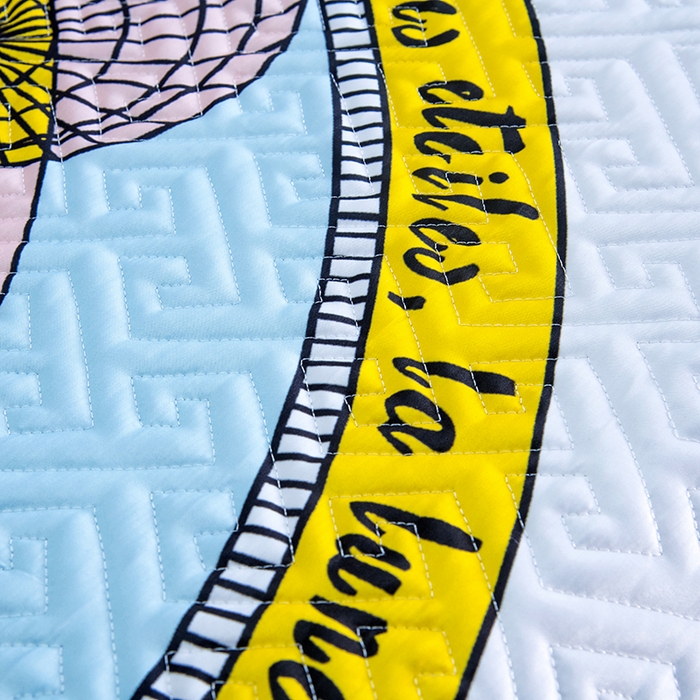 91家纺网 家纺一手货源 找家纺 爵仕家纺 2025新款凉感真丝床盖三件套 指南者