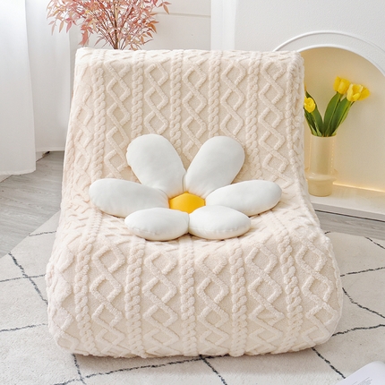 91家纺网 家纺一手货源 找家纺 （总）启博家纺 2024新款提花绒毛毛虫沙发套