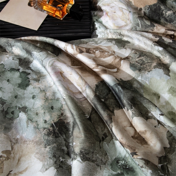 91家纺网 家纺一手货源 找家纺 榻尚家居 2024新款TS 天丝棉数码印花宽边款 思蔓