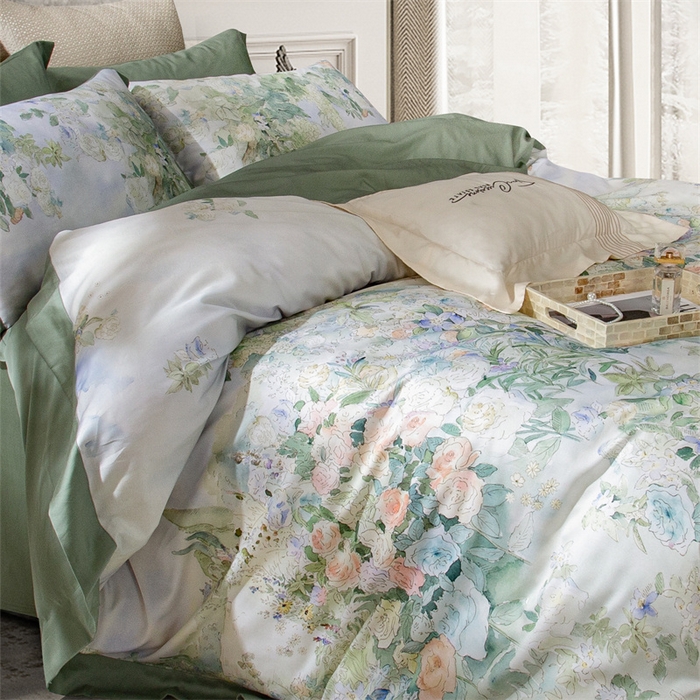 91家纺网 家纺一手货源 找家纺 （总）榻尚家居 2024新款TS 天丝棉数码印花宽边款