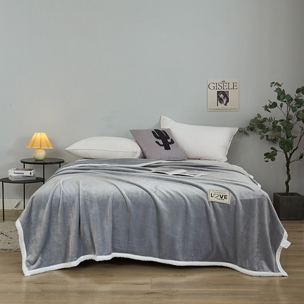 91家纺网 家纺一手货源 找家纺 （总）馨米莱家纺 2024新款牛奶绒盖毯