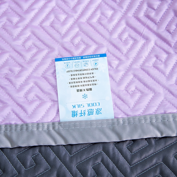 91家纺网 家纺一手货源 找家纺 爵仕家纺 2025新款凉感真丝床盖三件套 金典