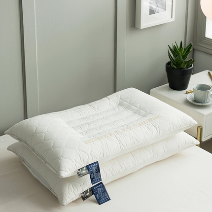 91家纺网 家纺一手货源 找家纺 （总）梦叶草 2024全棉乳胶刺绣决明子枕芯